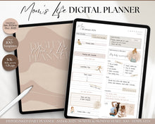 Load image into Gallery viewer, MOM Digital Planner | 2024 &amp; 2025 Mom Life Digital Planner for Busy Mom | GoodNotes, iPad and Digital Life Planner with FREE digital stickers &amp; Planner Covers!
