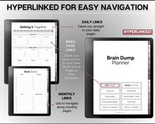 Load image into Gallery viewer, Brain Dump Planner for Kindle Scribe | With To Do List Printable, Digital ADHD Planner, Priority Matrix, Work &amp; Daily Productivity
