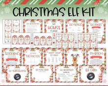 Load image into Gallery viewer, 2023 Elf on the Shelf Kit Bundle | With Elf Welcome Letter, Elf Warning, Elf Arrival, Elf Notes, Elf Games, Printables and Xmas Ideas for Festive Fun!
