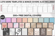 Load image into Gallery viewer, 2026 Digital Planner | GoodNotes Planner With Daily, Weekly &amp; Monthly Planner | SMART Apple, ChatGPT, Google Integration links (Mono)
