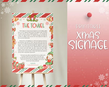 Load image into Gallery viewer, Christmas Towel Story Printable | Towel Poem Perfect Christian gift for Neighbor | Religious Gift for Festive Coworker | Holiday Gift

