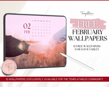Load image into Gallery viewer, FREE - February 2024 Wallpapers for iPad - Valentines Self Love theme
