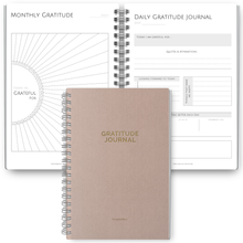 Load image into Gallery viewer, Gratitude &amp; Mindfulness Journal | Gratitude Template, Self Care Planner, Positivity Diary, Daily Journal, Gratitude Jar, Wellness, Manifestation Journal | A5
