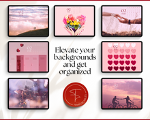 Load image into Gallery viewer, FREE - February 2024 Wallpapers for iPad - Valentines Self Love theme
