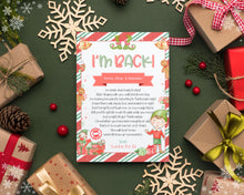 Load image into Gallery viewer, EDITABLE Elf Letters Bundle for Christmas | Elf Arrival &amp; Goodbye Letter | Elf on the Shelf Printable
