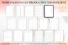 Load image into Gallery viewer, 2026 Digital FITNESS planner, GoodNotes Fitness Planner, Fitness Journal, Weight Loss Tracker, iPad Workout Planner, Wellness Template (Peach)
