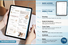 Load image into Gallery viewer, The 2 YEAR Digital Planner (2026 &amp; 2027) in soft BLUE. Daily Weekly, Monthly Planner &amp; Life Planner. Ideal for use on Goodnotes and iPad. Smart Apple Links
