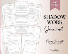 Load image into Gallery viewer, Shadow Work Journal Pages | 100+ Shadow Work Journal Prompts with Printable Guided Journal | Inner Child &amp; Therapy
