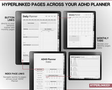 Load image into Gallery viewer, Digital ADHD planner for the Kindle Scribe | Daily Planner for Neurodivergent Adults | Includes Brain Dump Template &amp; To Do List
