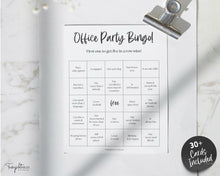 Load image into Gallery viewer, Office Bingo: Fun Icebreaker Game for Workplace, Retirement, and Get-to-Know-You Parties - Includes Human Bingo and Find the Guest Who
