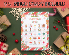 Load image into Gallery viewer, Printable Christmas Bingo Cards | Xmas Party Games, Office Party Games &amp; Fun Family Activities
