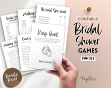 Load image into Gallery viewer, 40+ Bridal Shower Games Bundle for Weddings &amp; Bachelorette Parties
