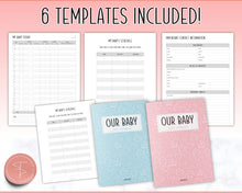 Load image into Gallery viewer, Printable Baby Daily Log | Includes Baby Care Log, Baby Tracker, Baby Journal, Bonus Baby Schedule, Printable Infant Daily Log for Newborn |Pumping, Nanny &amp; Feeding
