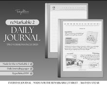 Load image into Gallery viewer, reMarkable 2 Daily Journal | Digital Lined Notebook for Remarkable 2
