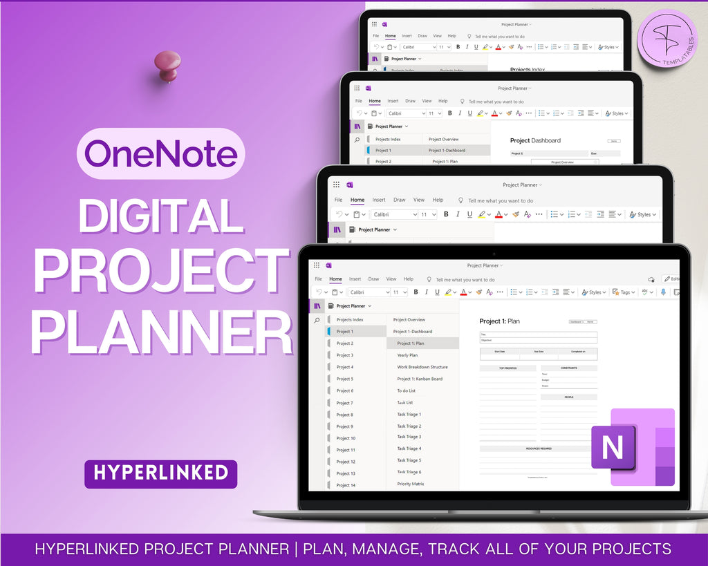 Onenote Efficient Levels OneNote Project Planner - Efficient Way of Managing OneNote Projects!