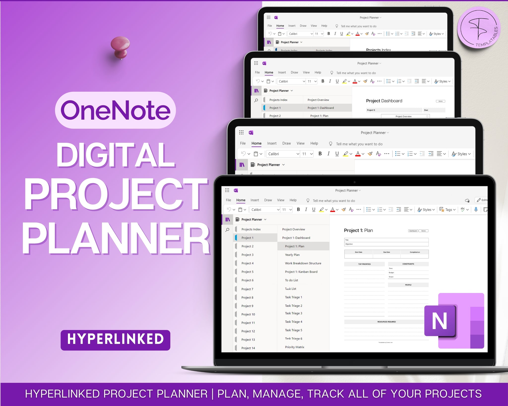 OneNote Project Planner - Efficient Way of Managing OneNote Projects!