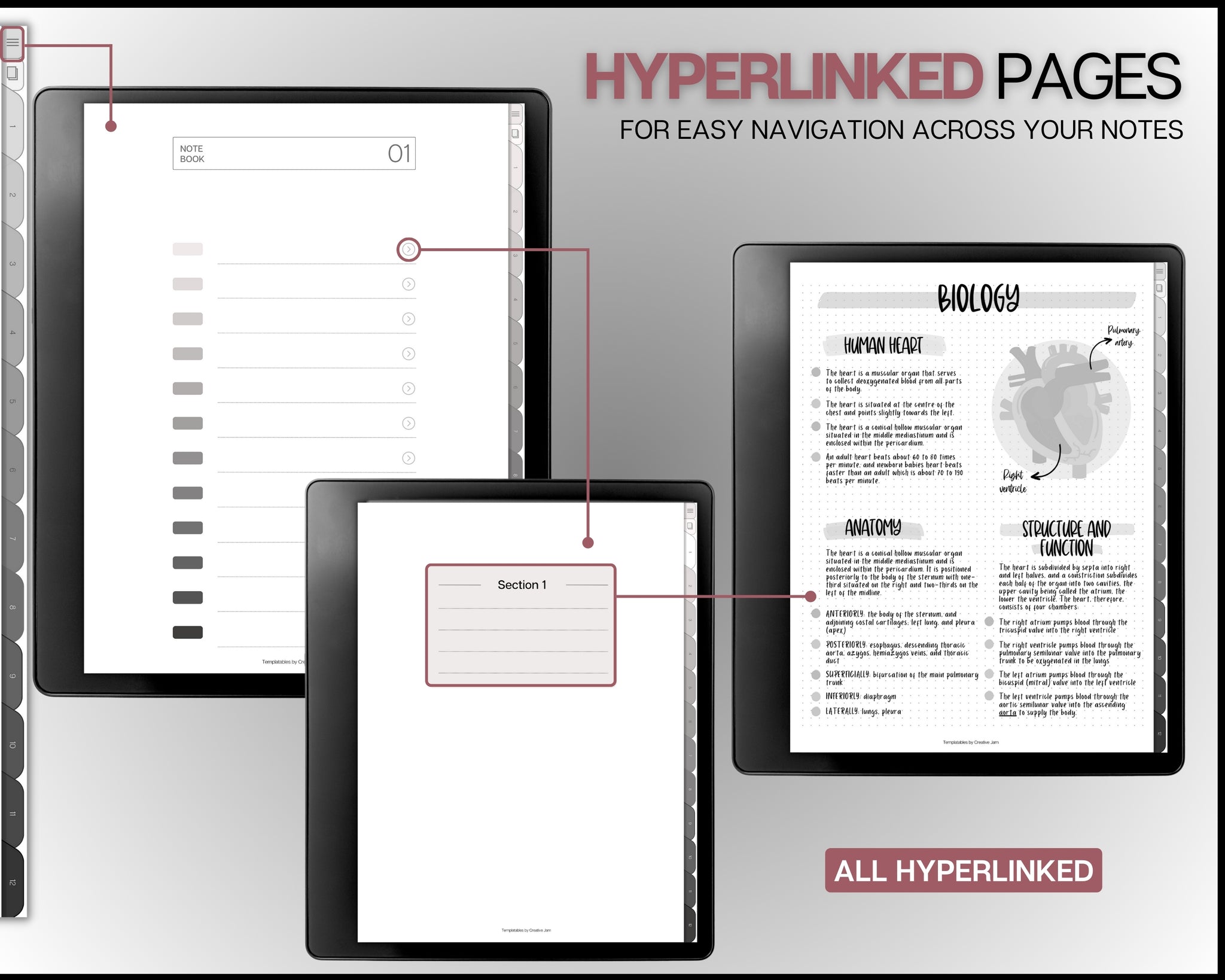 Kindle Scribe Digital Notebook | 40+ Note Taking Page Templates
