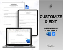 Load image into Gallery viewer, Editable Doctors Excuse Note | Editable Template for Fake Doctors Note, Medical Note for Work, School &amp; Word Template | Perfect for Google Docs | Paragraph

