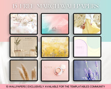 Load image into Gallery viewer, March 2024 Wallpapers for iPad - 15 FREE iPad Wallpapers
