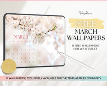 Load image into Gallery viewer, March 2024 Wallpapers for iPad - 15 FREE iPad Wallpapers
