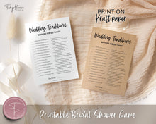 Load image into Gallery viewer, &#39;Wedding Traditions&#39; Bridal Shower Game Printable
