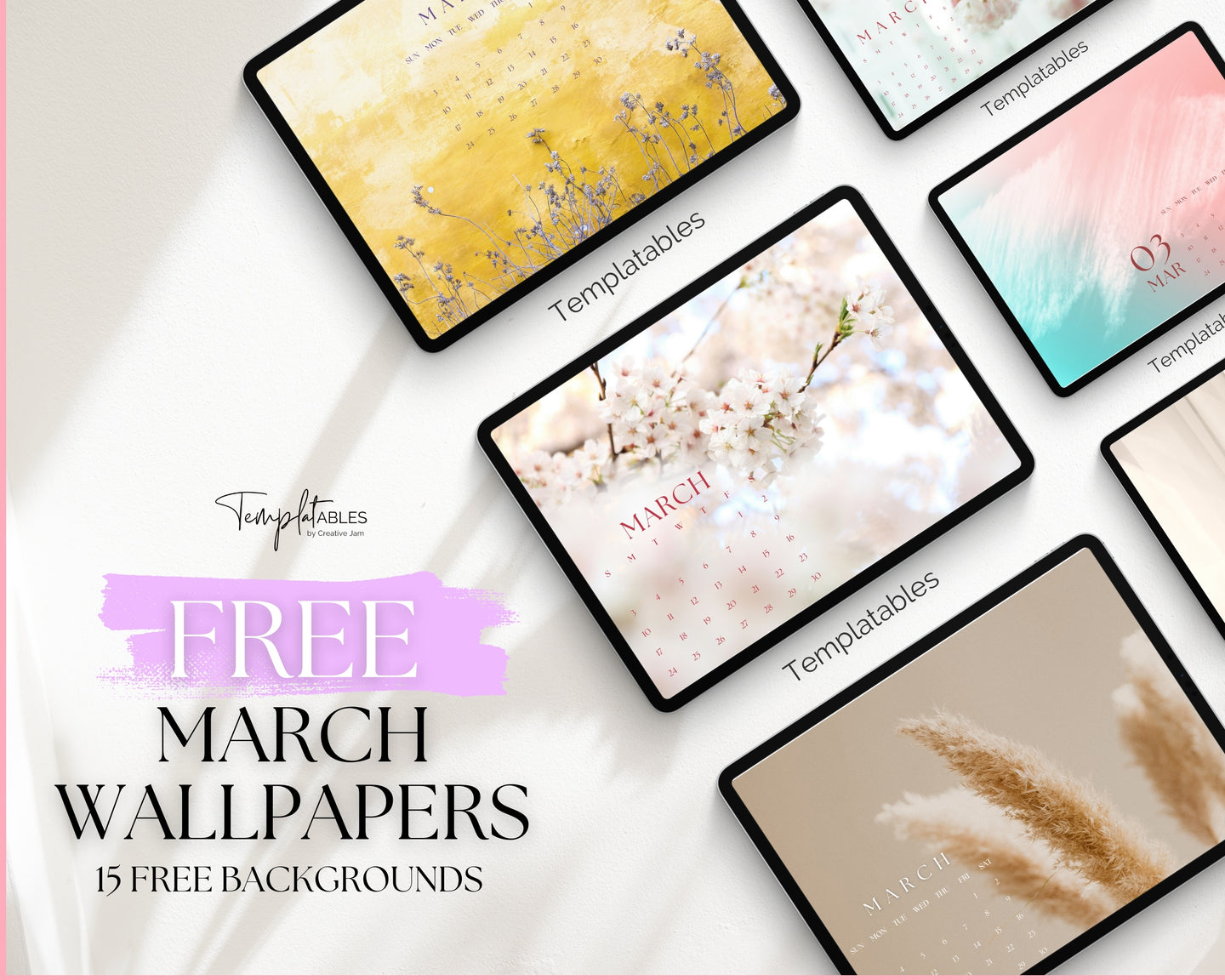 March 2024 Wallpapers for iPad - 15 FREE iPad Wallpapers