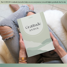 Load image into Gallery viewer, Gratitude &amp; Mindfulness Journal | Gratitude Template, Self Care Planner, Positivity Diary, Daily Journal, Gratitude Jar, Wellness, Manifestation Journal | A5 Green

