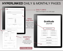 Load image into Gallery viewer, 2025 Kindle Scribe Gratitude Journal | Daily Mindfulness Journal &amp; Digital Planner for Wellness &amp; Reflections
