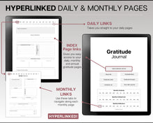 Load image into Gallery viewer, 2024 Kindle Scribe Gratitude Journal | Daily Mindfulness Journal &amp; Digital Planner for Wellness &amp; Reflections
