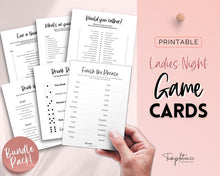 Load image into Gallery viewer, Girls Night Games BUNDLE - 15 Printable Games for Ladies Night In
