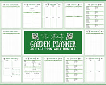 Load image into Gallery viewer, 2024 Garden Planner | Gardening Planner With Plant Journal, Planting Calendar, Plant Care, Seed Starting, Garden Book &amp; Plant Notes | Green
