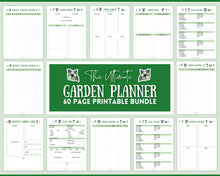 Load image into Gallery viewer, 2024 Garden Planner | Gardening Planner With Plant Journal, Planting Calendar, Plant Care, Seed Starting, Garden Book &amp; Plant Notes | Green

