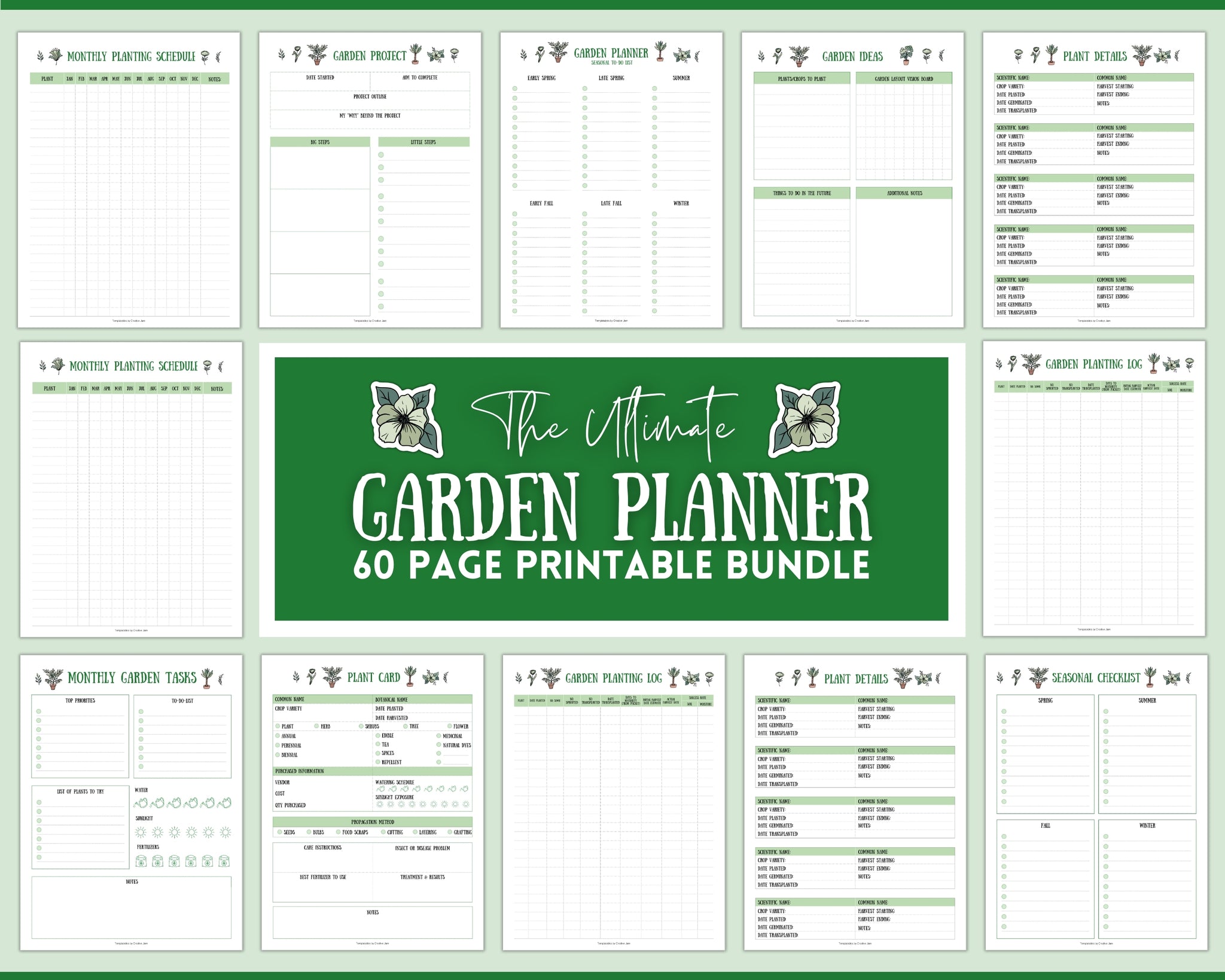seed planting planner 2024 Garden Planner | Gardening Planner With Plant Journal, Planting Calendar, Plant Care, Seed Starting, Garden Book & Plant Notes