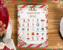 Load image into Gallery viewer, Printable Christmas Bingo Cards | Xmas Party Games, Office Party Games &amp; Fun Family Activities
