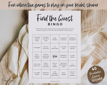 Load image into Gallery viewer, 40+ Bridal Shower Games Bundle for Weddings &amp; Bachelorette Parties
