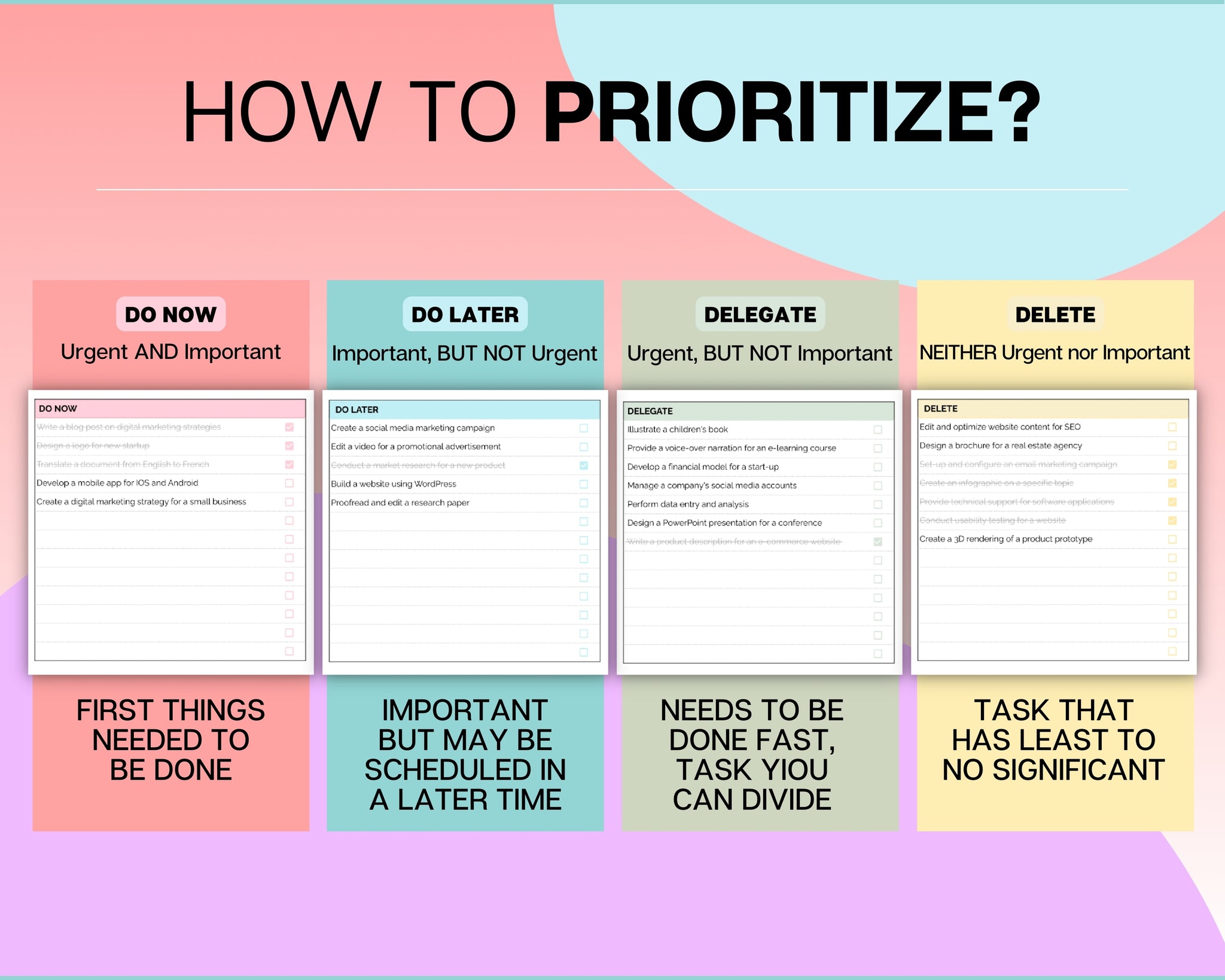 Decision Matrix Spreadsheet | Prioritise & manage tasks!