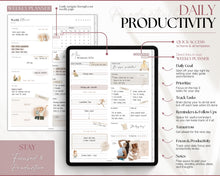 Load image into Gallery viewer, Digital Productivity Planner for 2024 | Daily To Do List, ADHD &amp; Goal Planner for GoodNotes &amp; iPad
