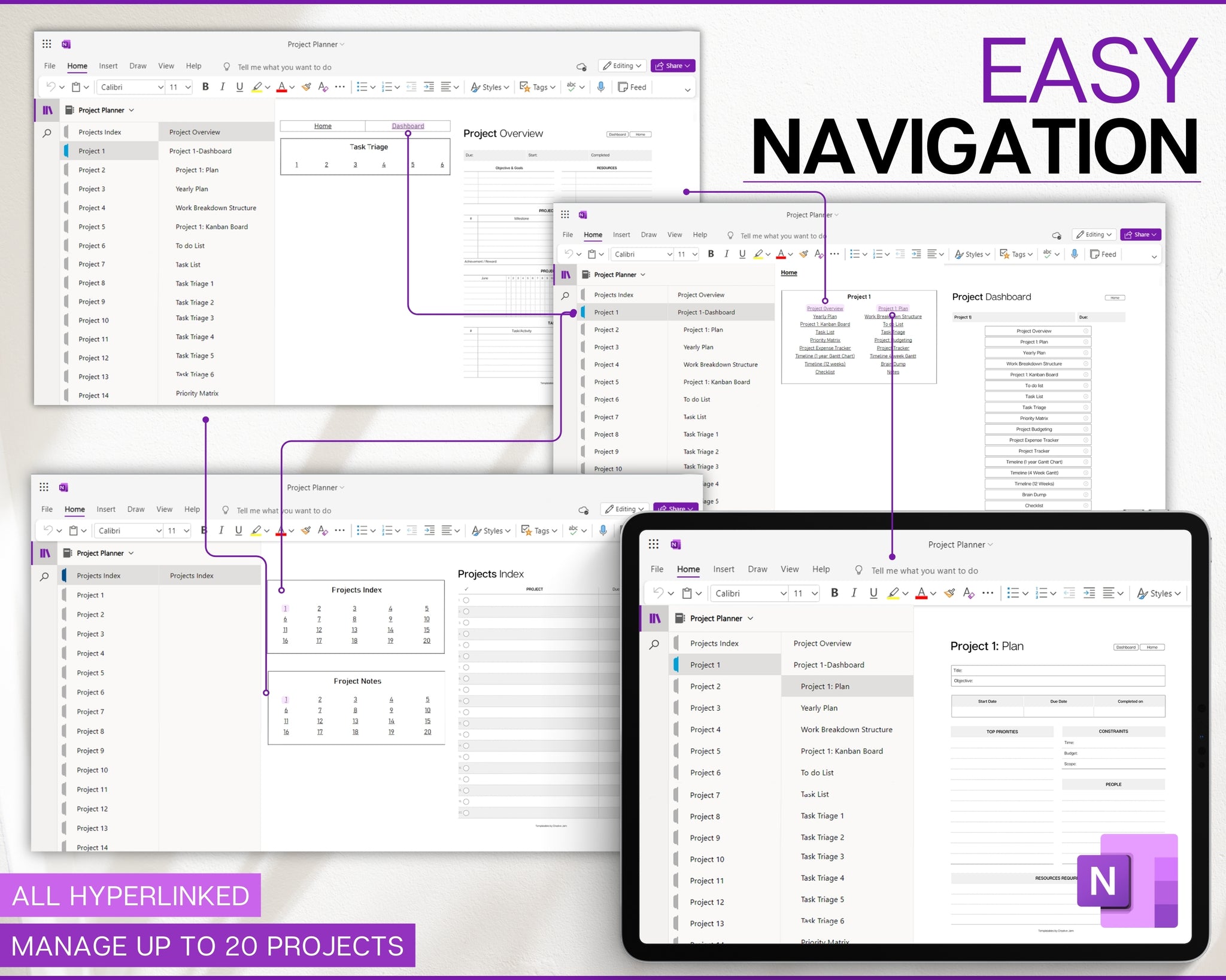 OneNote Project Planner - Efficient Way of Managing OneNote Projects!