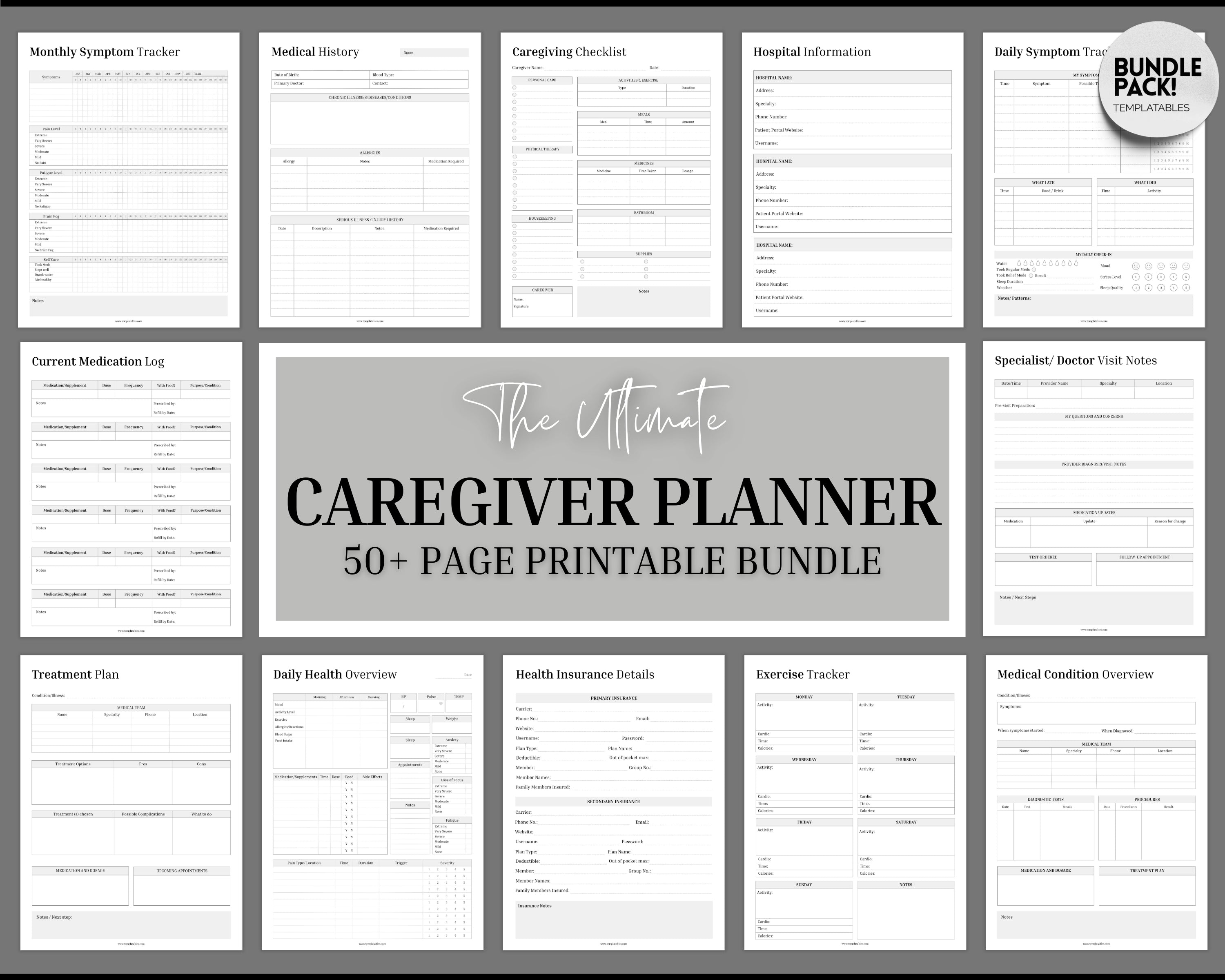 Care Bundle Checklist.pdf Caregiver Checklist Bundle | Everything you need to care for your loved ...