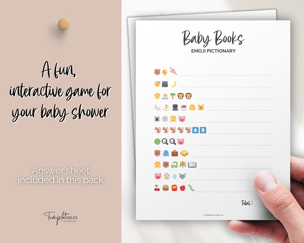 Printable Baby Emoji Game| An Interactive Game For Baby Showers! printable-baby-emoji-game-an-interactive-game-for-baby-showers