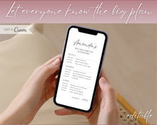 Load image into Gallery viewer, Editable Bachelorette Itinerary template | Editable Mobile Bachelorette Weekend Planner, Girls trip, Cowgirl, Winter, Disco &amp; Digital Canva template
