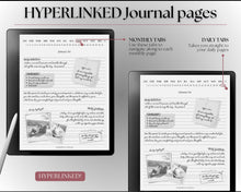Load image into Gallery viewer, Kindle Scribe Daily Journal | Includes Digital Journal, Digital Notebook, Lined Note Taking, Kindle Template, Kindle Planner &amp; Digital Diary Calendar
