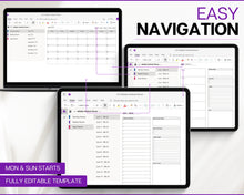 Load image into Gallery viewer, 2026 EDITABLE OneNote Planner, OneNote Template, Daily, Weekly, Monthly Planning for Windows, Adhd, Notebook, One Note
