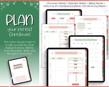 Load image into Gallery viewer, 2024 Digital Christmas Planner | Xmas Holiday Checklist, Shopping List, To Do List for GoodNotes &amp; iPad
