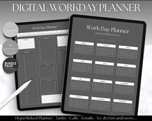 Load image into Gallery viewer, Digital Daily Work Planner &amp; Work Day Organizer for GoodNotes &amp; iPad
