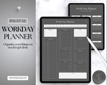 Load image into Gallery viewer, Digital Daily Work Planner &amp; Work Day Organizer for GoodNotes &amp; iPad
