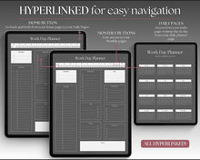 Load image into Gallery viewer, Digital Daily Work Planner &amp; Work Day Organizer for GoodNotes &amp; iPad
