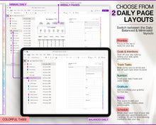 Load image into Gallery viewer, 2026 OneNote Digital Planner | OneNote Template for Daily, Weekly &amp; Monthly Planning | Colorful

