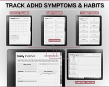 Load image into Gallery viewer, Digital ADHD planner for the Kindle Scribe | Daily Planner for Neurodivergent Adults | Includes Brain Dump Template &amp; To Do List
