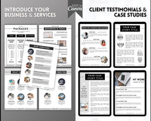 Load image into Gallery viewer, Editable Virtual Assistant Welcome Packet for VAs | Includes VA Client Onboarding, Business Plan, Invoice Price List, Social Media Manager, contract &amp; eBook Portfolio
